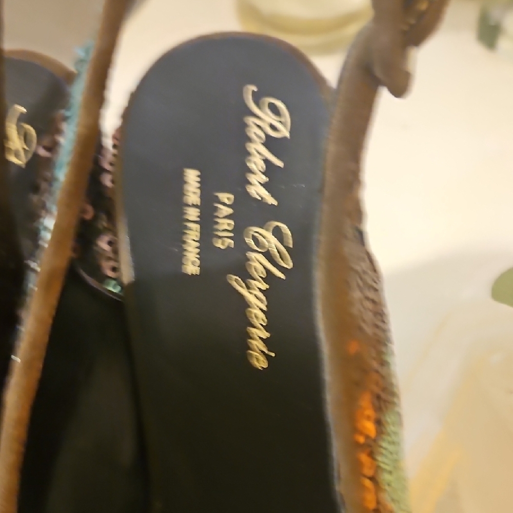 Robert Clergerie Camouflage Sequin Platform Shoes. RARE LIMITED EDITION!!! - Picture 4 of 11